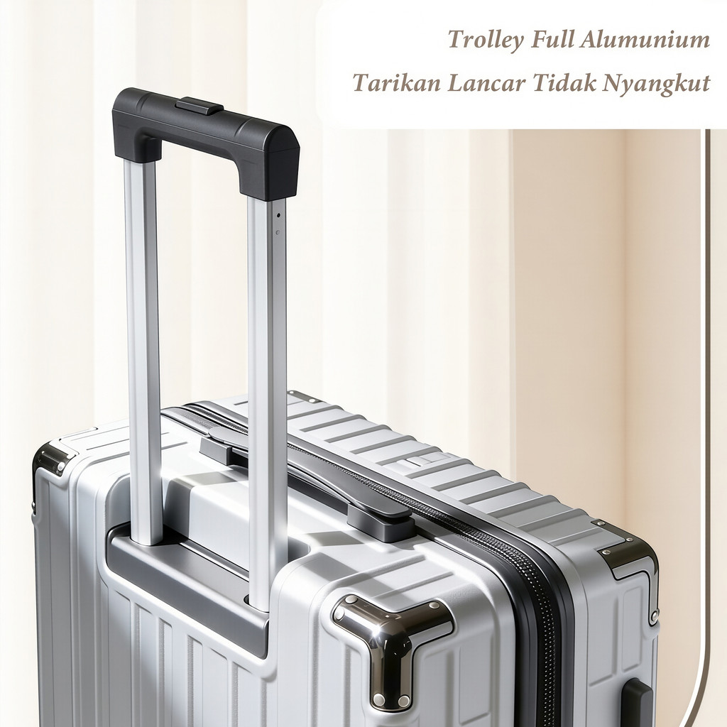 TUTTOO Koper 24 inch Y75Z Ukuran Kabin/Kabin Size/Koper Fiber/Koper import/Koper Murah/Koper Travel