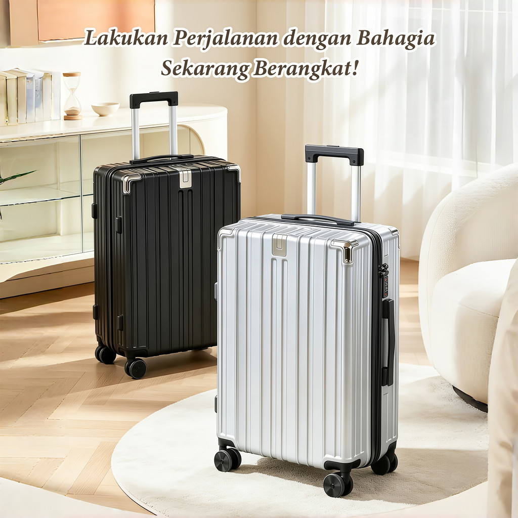 TUTTOO Koper 24 inch Y75Z Ukuran Kabin/Kabin Size/Koper Fiber/Koper import/Koper Murah/Koper Travel