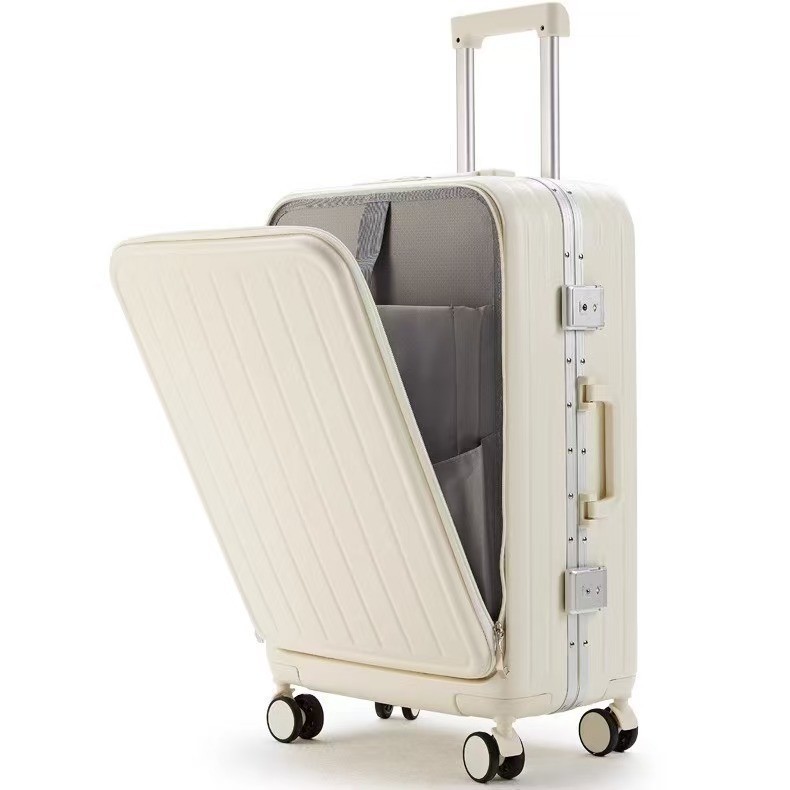 TUTTOO Koper 22 inch Buka Atas Anti Gores Baret Pecah Tahan Banting Peyok Ringan 4 Roda Kuat Putar 360 derajat Bagasi Pesawat Tas Traveling Laptop Layer