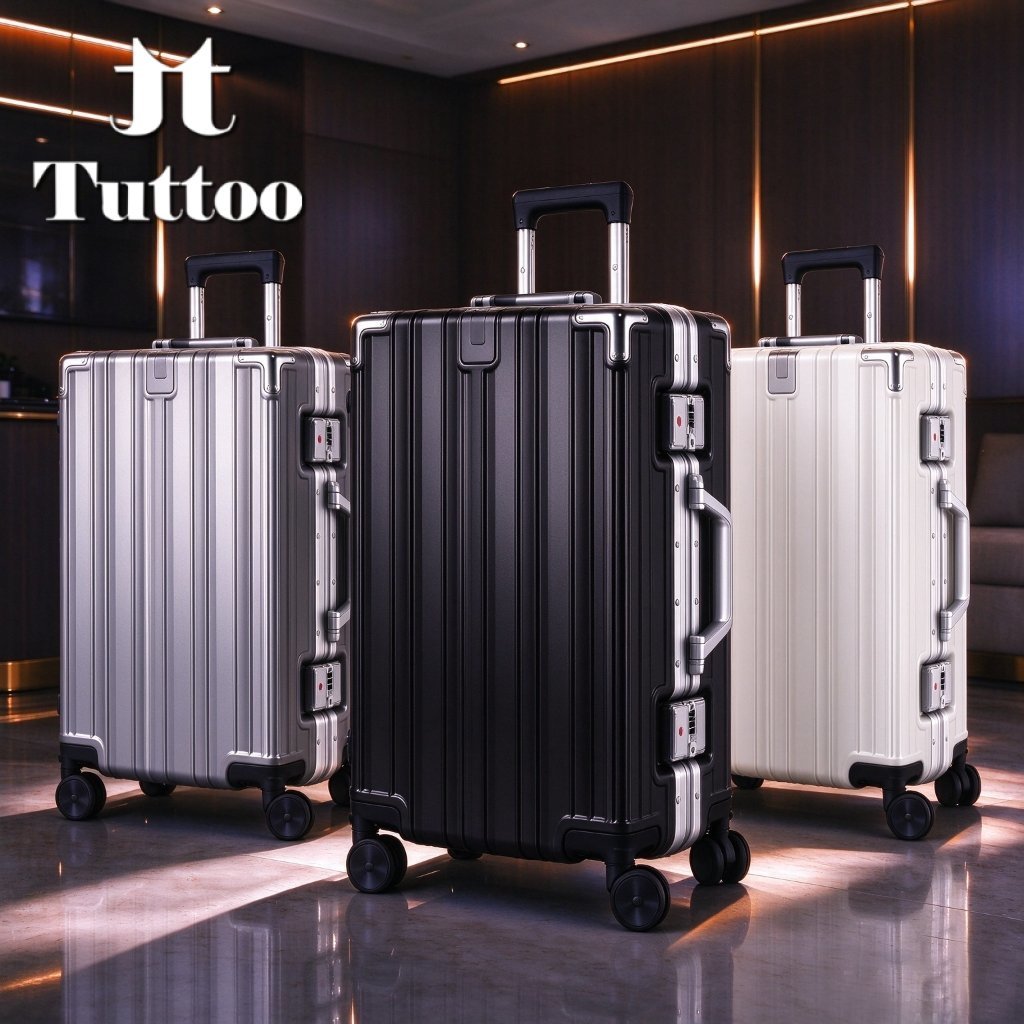 TUTTOO Y75TS Koper 20 inch 24 inch Anti Pecah Tahan Banting TSA Lock Hardcase+pemegang cangkir