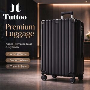 TUTTOO L02 Koper 20/24 inci – Hardcase, Anti Pecah